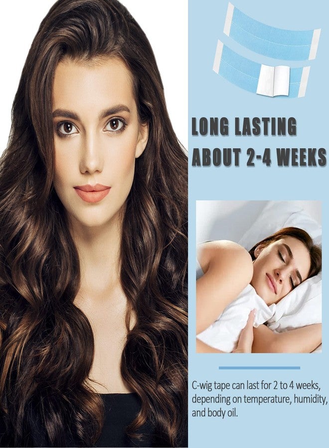 Goiple 40pcs Wig Tape Pro Waterproof Lace Wigs Adhesive, Strips for Lace Front Wig Toupee, Hairpiece Wig Tape for Hair Extension - Image 4