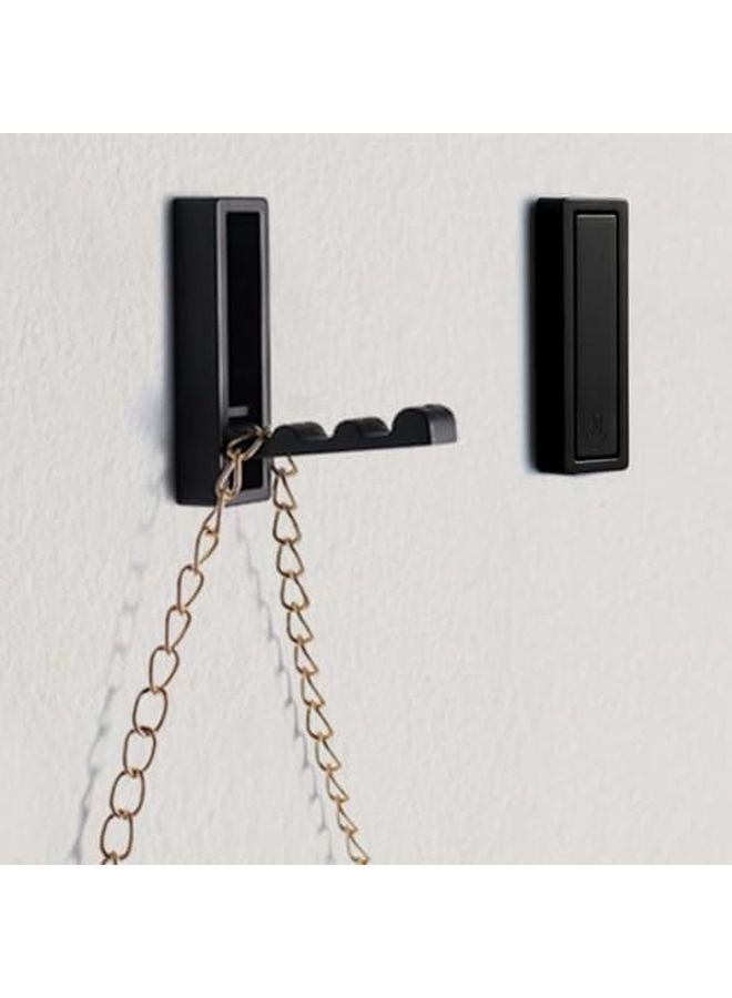 Pearl Gray Multipurpose Retractable Wall Hook For Bags Coats And Purse Storage - Image 5