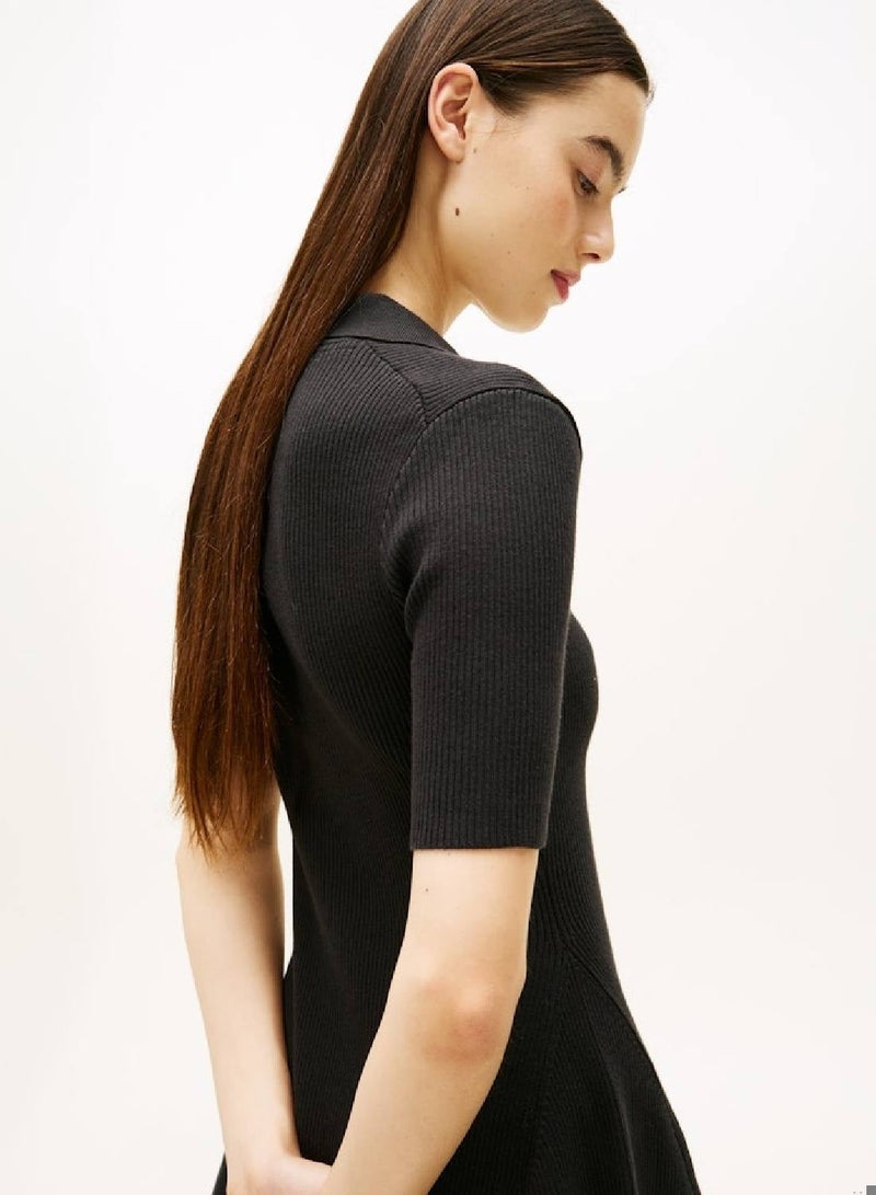 TOMMY JEANS Mini Polo Jumper Dress - Image 3