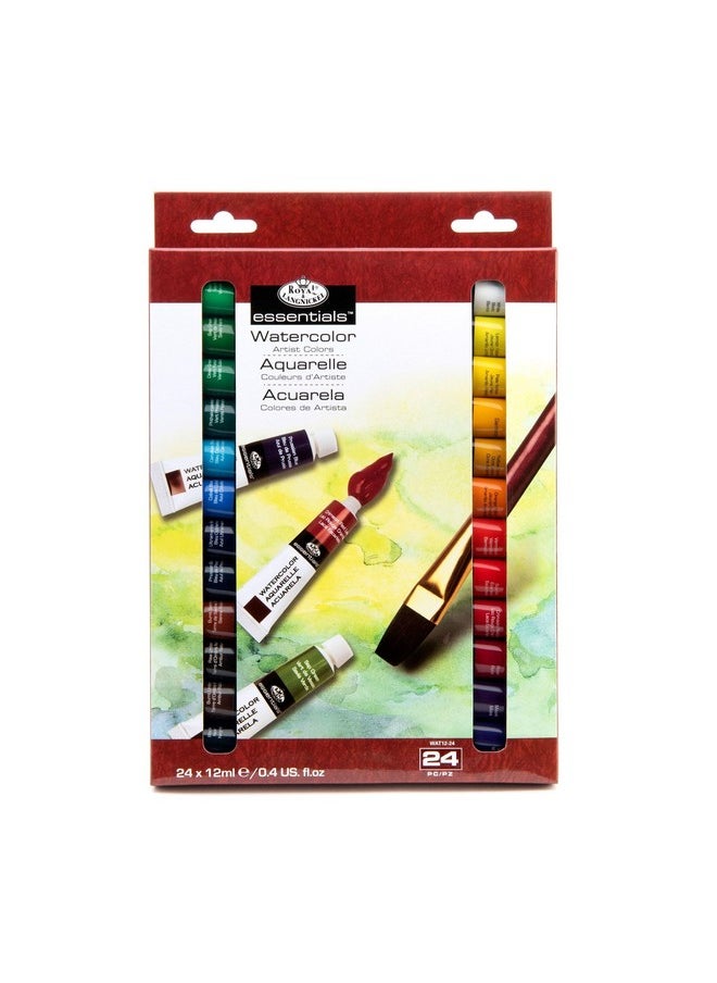 Royal & Langnickel - Wat24 Watercolor Artist Tube Paint, 12Ml, Pack Of 24 Colors - Image 1