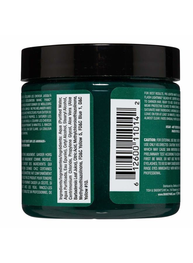 Manic Panic لون شعر شبه دائم كلاسيكي أخضر غيور - صبغة شعر زمردية للنساء والرجال تدوم 4-6 أسابيع - نباتية، خالية من الأمونيا والقسوة - إنشاء ومزج درجات مخصصة (4 أونصات) - Image 2