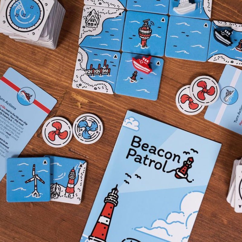Pandasaurus Games Beacon Patrol Board Game - Cooperative Coast Guard Adventure! Tile Placement Strategy Game  Fun Family Game For Kids And Adults  Ages 8+  1-4 Players  30 Minute Playtime  Made By Pandasaurus Games - Image 5