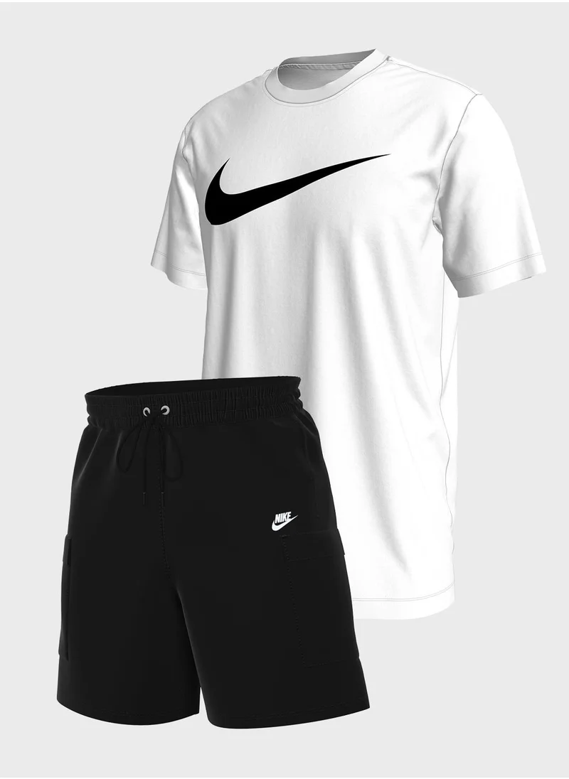 Nike nike tshirt & shorts combo