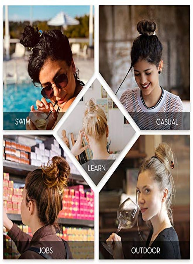 Chuangdi 6 قطع دبابيس شعر على شكل U بأسلوب فرنسي عصا شعر من قوقعة السلحفاة دبابيس شعر معدنية شوكات دبابيس للشعر ذات 2 أسنان لتسريحات الشعر للنساء والفتيات ملحقات تصفيف الشعر - Image 4