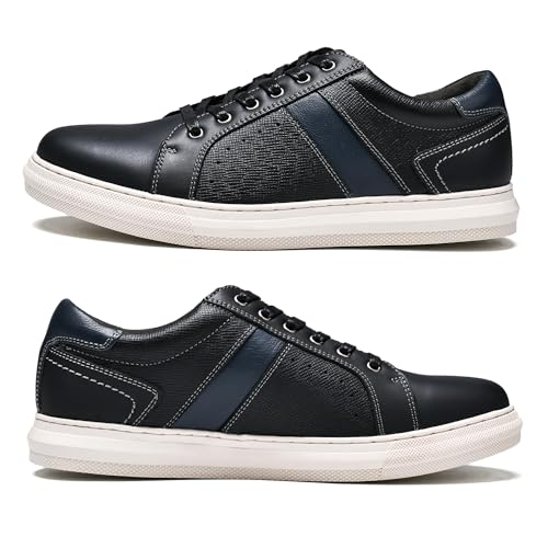 Arkbird Mens Casual Shoes Leather Fashion Sneakers Business Casual Dress Sneakers Lace-up Oxford Shoe for Men - Image 3