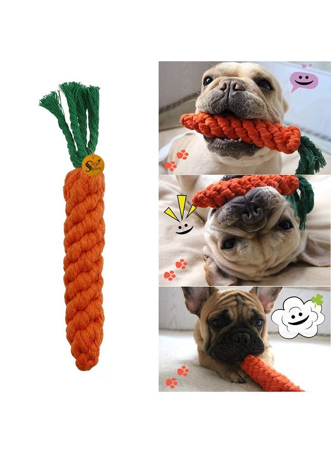 Sage Square Dog Rope Toys + Dog Toys + Chew Toys + Toys For Puppy + Chew Hard Spike Bone For Dog + Dog Cotton + Poly Mix Chew Toys, Combo Pack (Color May Vary)  - Image 5