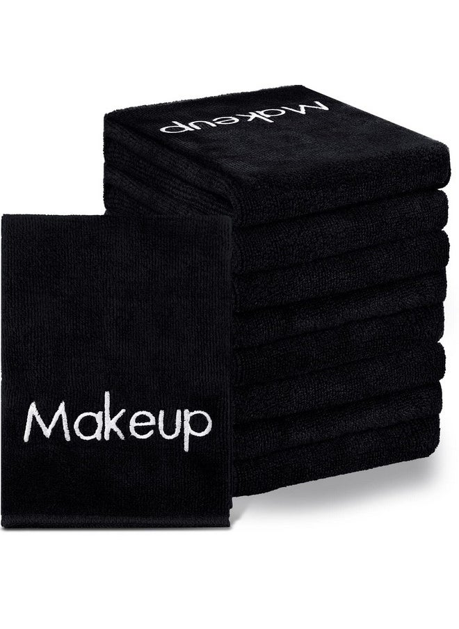 Shimeyao - 20 Pack Makeup Washcloths Microfiber Makeup Remover Towels Reusable Quick Dry Face Wash Cloth Soft Washable Fingertip Facial Makeup Towels For Cleansing Hand And Make Up13X13 Inch(Black) - Image 1
