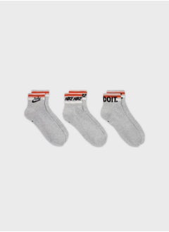 Nike 3 Pack Nsw Everyday Essential Ankle Socks  - Image 3