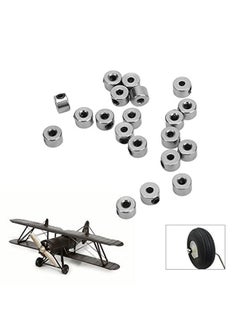 20Pcs Landing Gear Stopper Set Wheel Collar 2.1Mm Stainless Steel Exquisite Craftsmanship Rc Plane Model Aircraft Parts Model Aviation Accessories - pzsku/Z2973B7C91EED1AC0EB3AZ/45/_/1688972379/71b73733-a014-48be-8ba3-b0883cf6d25f