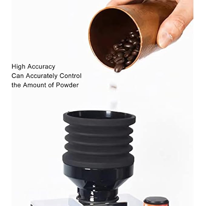LICAEVEY Coffee Grinder Single Dose Hand Pressure Blowing Bean Bin Coffee Grinder Cleaning Tool Aluminium Alloy Coffee Grinder Parts For Household Black - Image 4