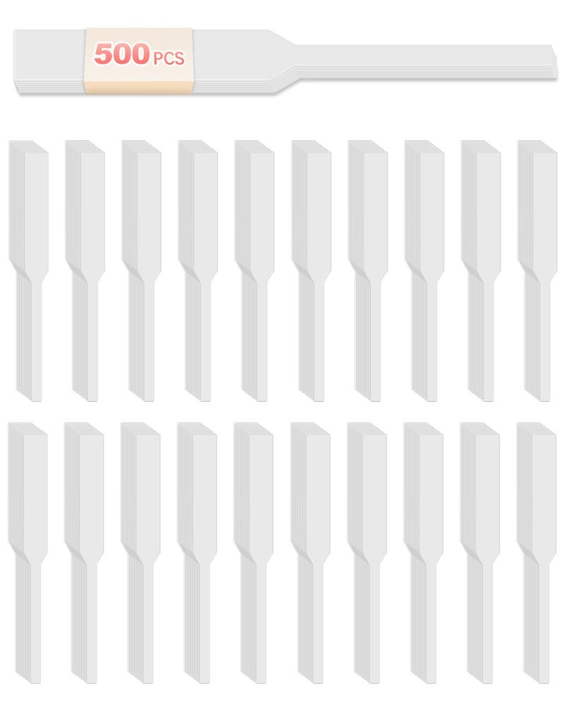 500 perfume test strips, fragrance test strips, pure and strong absorbent white color, fragrance drying strips, aromatic strips, for fragrances, essential oils, spices - Image 1