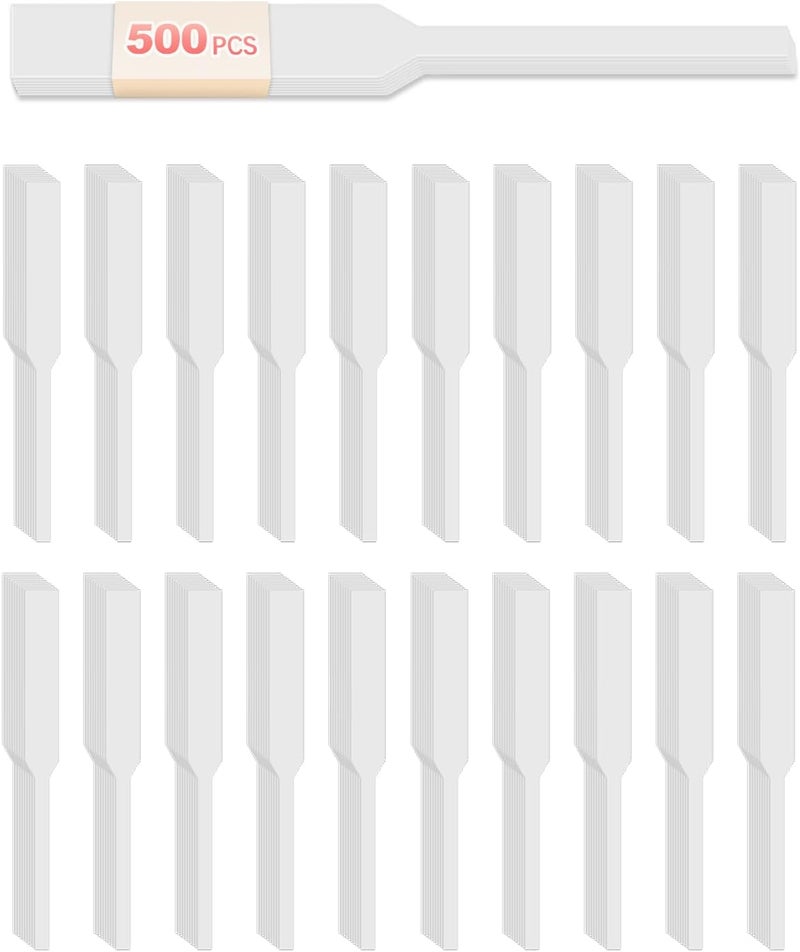 500 perfume test strips, fragrance test strips, pure and strong absorbent white color, fragrance drying strips, aromatic strips, for fragrances, essential oils, spices - Image 2
