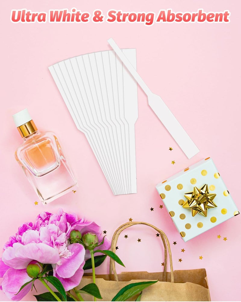 500 perfume test strips, fragrance test strips, pure and strong absorbent white color, fragrance drying strips, aromatic strips, for fragrances, essential oils, spices - Image 4