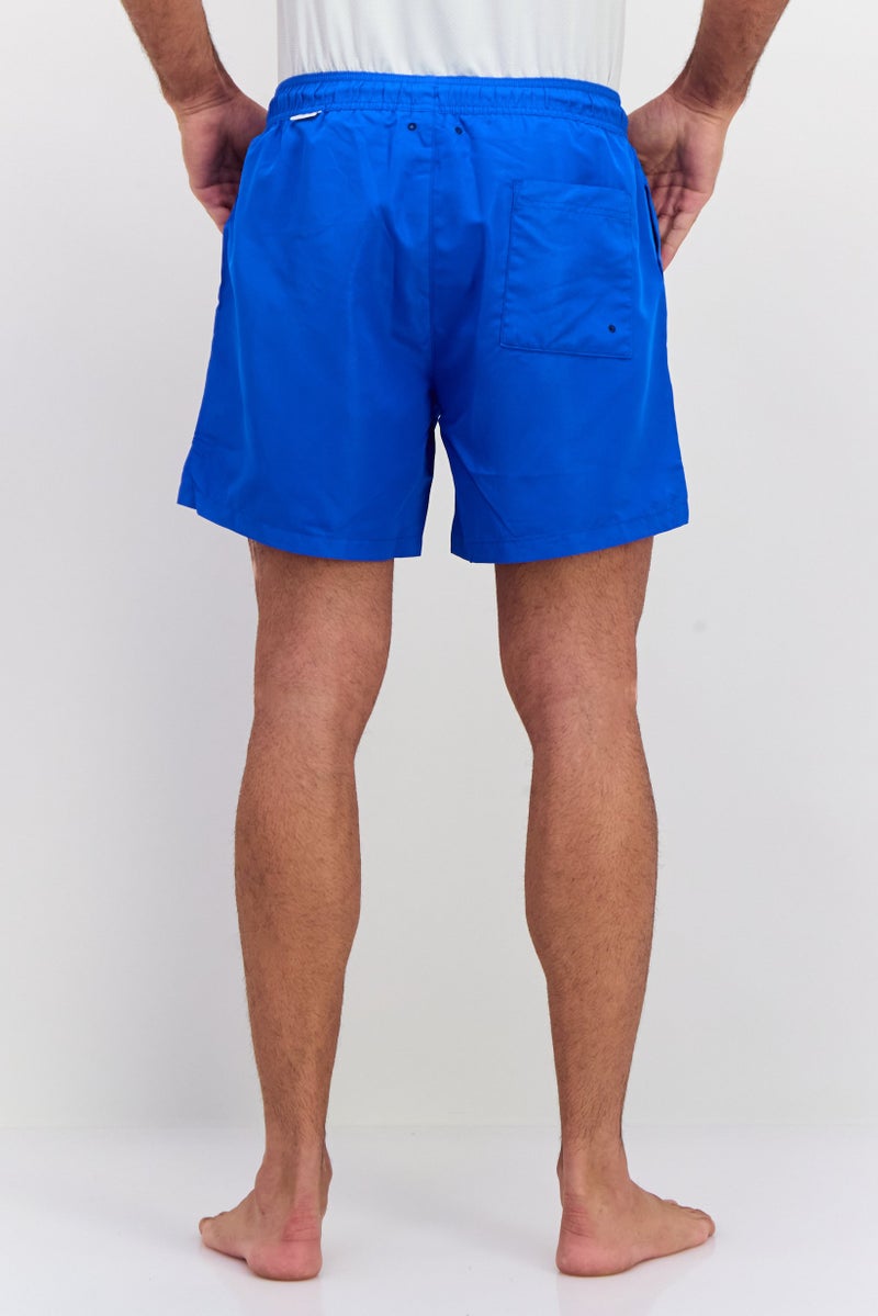 Gazzarrini شورت سباحة للرجال مع حبل سحب وشعار مطرز، أزرق - Image 3