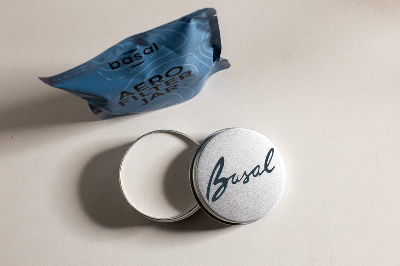 basal جرّة فلتر بيسال أيرو لتخزين وحماية فلاتر أيرو بريس - Image 2