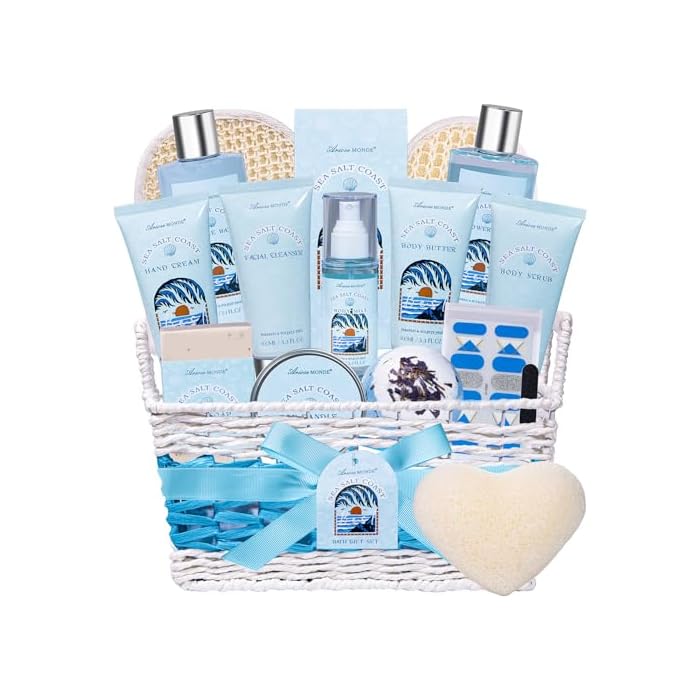 Gifts for Women, Birthday Gifts for Women, Bath and Body Gift Set, Self Care Gifts Spa Gift Baskets, Relaxing Bath Set for Mom, Girlfriend, Sister, Female Friends, Coworker
