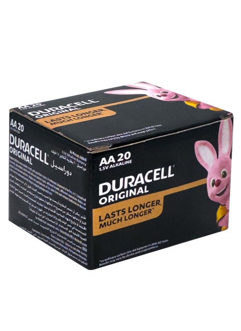 20 Pieces Original AA 1.5V Alkaline Battery