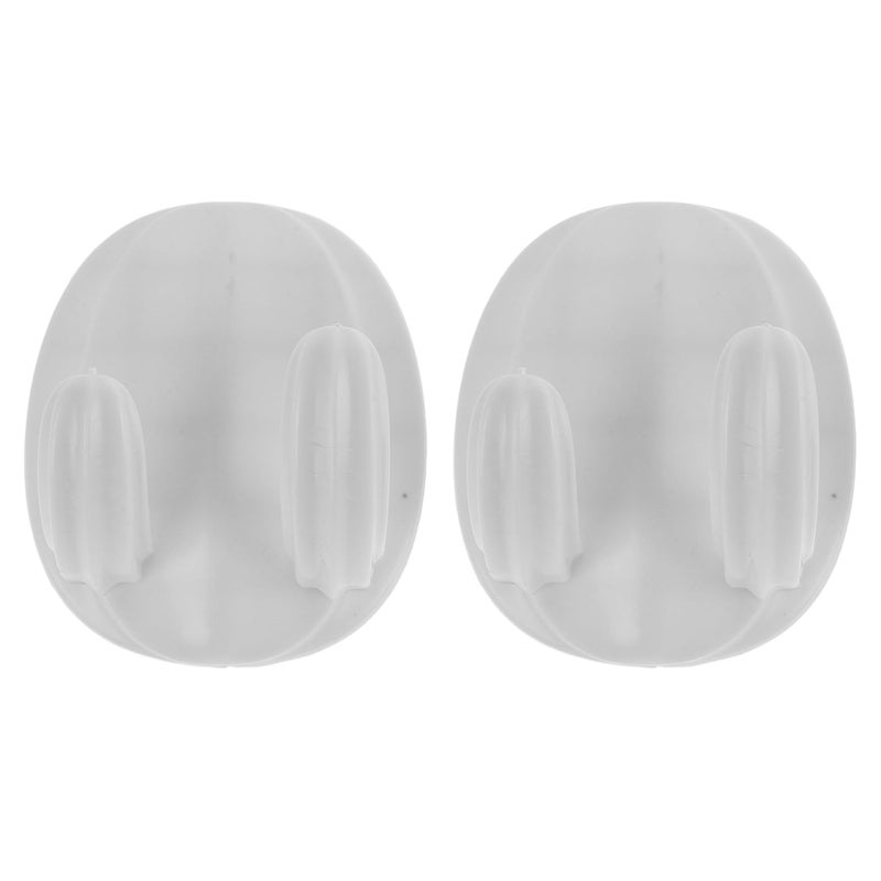 White Cord Organizers 2Pcs Kitchen Appliance Cable Clips USB Cord Keepers Easy Installation - Image 2