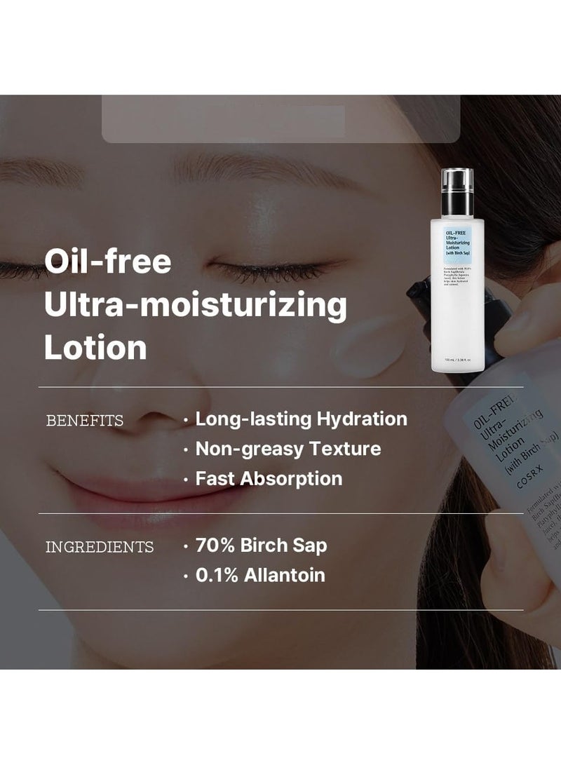 DubaiGallery Oil Free Ultra Moisturizing Lotion (With Birch Sap) 100ml - Image 4