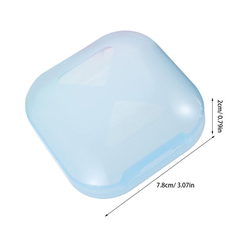 7PCS Denture Case Slim Portable Storage Box For False Teeth Retainer Aligner - Image 3