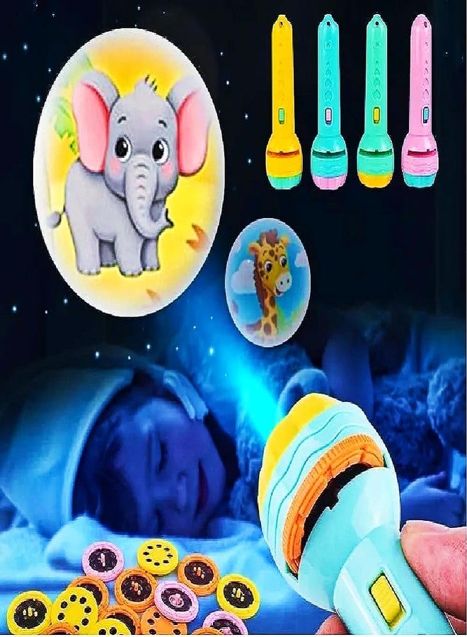 Manos Projector for Kids with 3 Slide and Animated Pattern, Flashlight Torch for Kids, Projector Torch, Educational Learning Toy, Education Learning for Girls & boy - Image 1