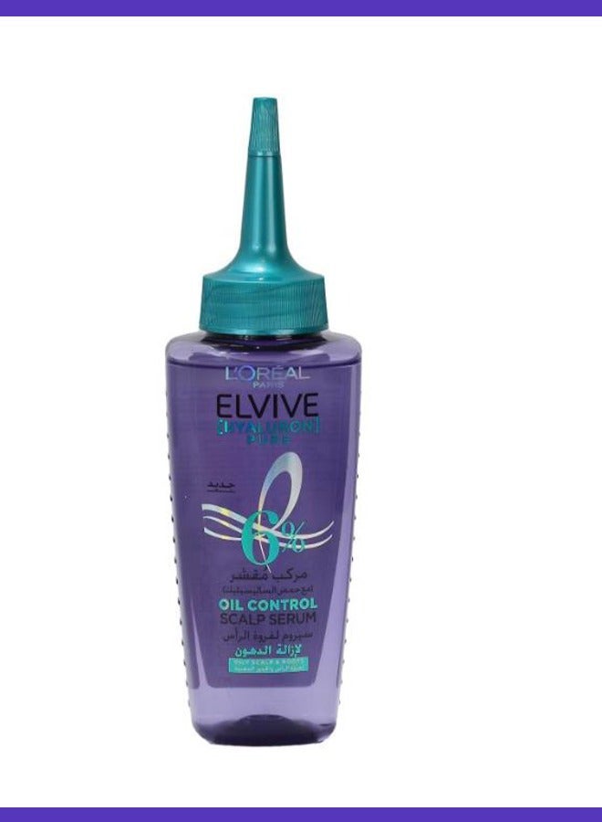 L'OREAL PARIS Elvive Hyaluron Pure Serum For Oily Scalp & Roots with Salicylic acid - 102ml - Image 1