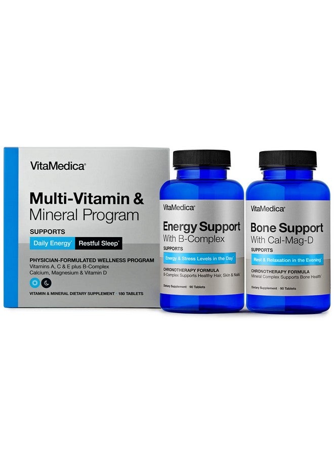 VitaMedica ; Energy Support Multivitamin + Bone & Joint Support Supplement Bundle ; Vitamin B Complex ; Vitamin C A & E ; Supports Bone Density & Joint Health ; Calcium Magnesium & Vitamin D - Image 2