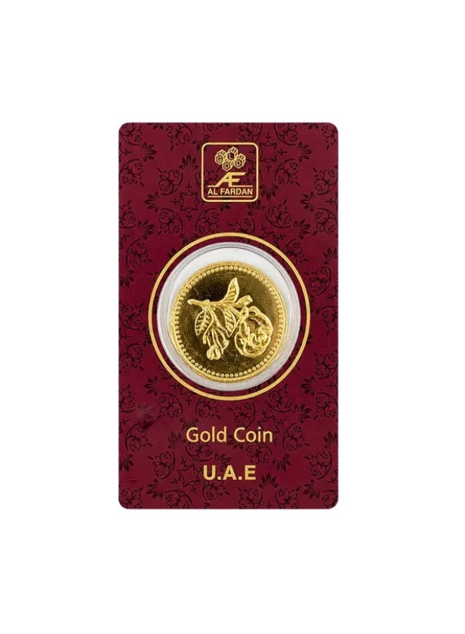 Al Fardan Gold Coin 24K (999.9) 20 Gram Flower – Made in UAE - Image 1
