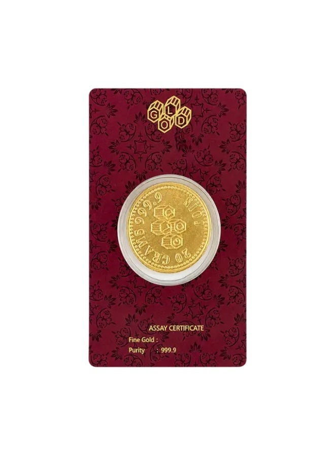 Al Fardan Gold Coin 24K (999.9) 20 Gram Flower – Made in UAE - Image 2