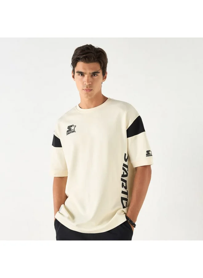 STARTER Starter Printed T-shirt with Crew Neck and Short Sleeves