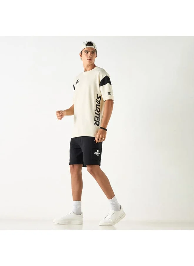 STARTER Starter Printed T-shirt with Crew Neck and Short Sleeves
