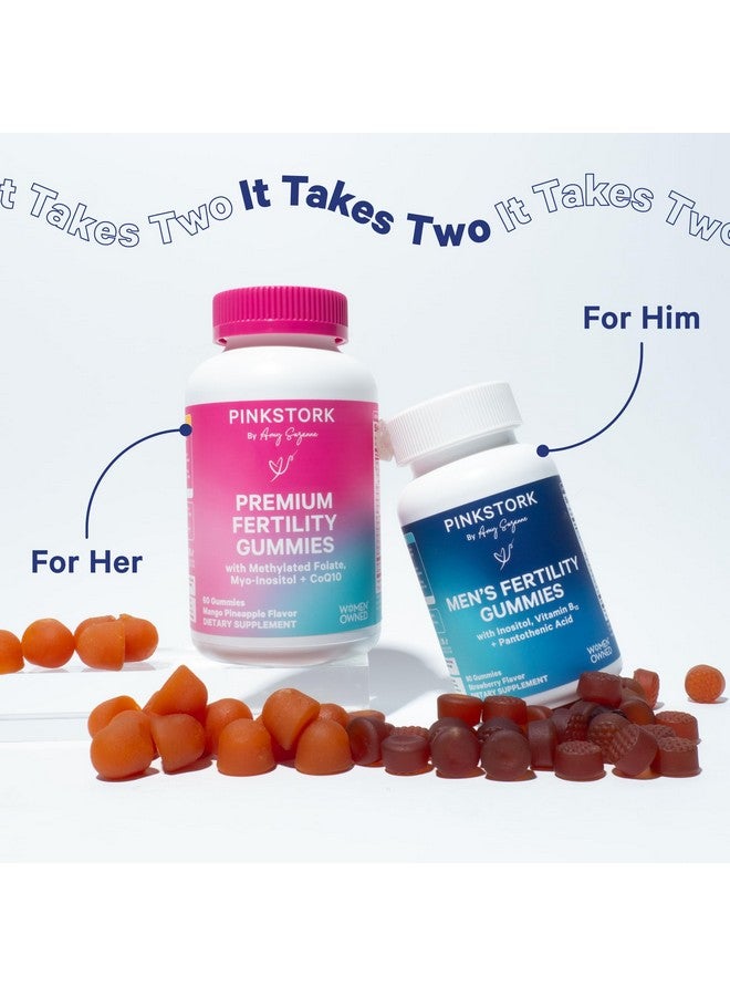 Pink Stork Blue Stork Fertility Supplement Gummies for Men - Male Prenatal Vitamins, Conception Support for Him - Reproductive Health, Hormonal Balance & Motility - 90 Count - Image 5