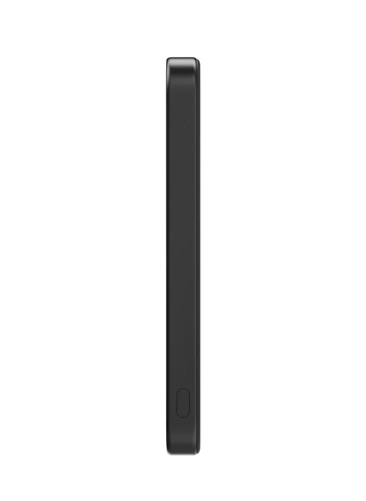 PITAKA Pitaka Aramid Fiber Magnetic Power Bank – Qi2 Certified, 15W Wireless Fast Charging, 5000mAh, Compact, Lightweight & Strong Magnetic Attachment for Phone Luminous Edition Night Glow - Alien  - Image 3