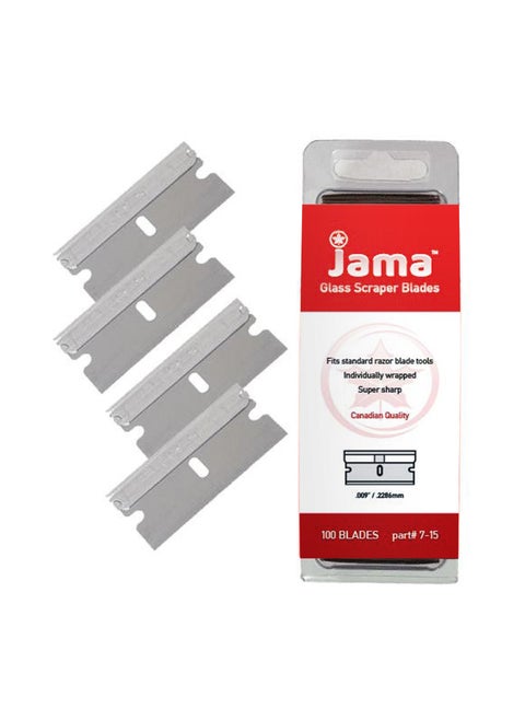 100Pcs Single Edge Scraper Blades for Any Standard Razor Blade Tools