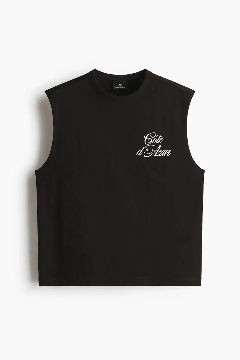 H&M Loose Fit Printed vest top