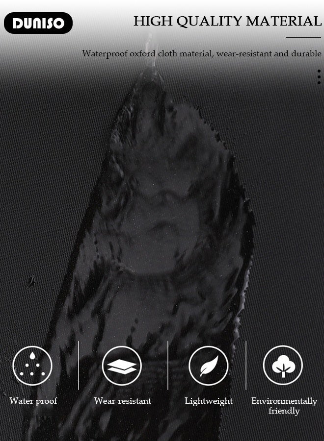 DUNISO Women Backpack Purse, Waterproof Backpack for Girl Woman Black Travel Bookbag Lady Shoulder Bag, Lightweight Ladies Fashion Daily Backpack Anti-theft Casual Daypack - Image 2