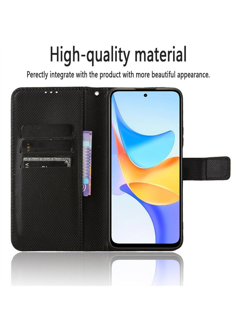 X-level Case Cover for Honor X7b With Full Body Camera Len Protector PU Leather Wallet Card Holder Shockproof Protective Back Cover With Release Hand Phone Daily Video Kickstand - Image 2