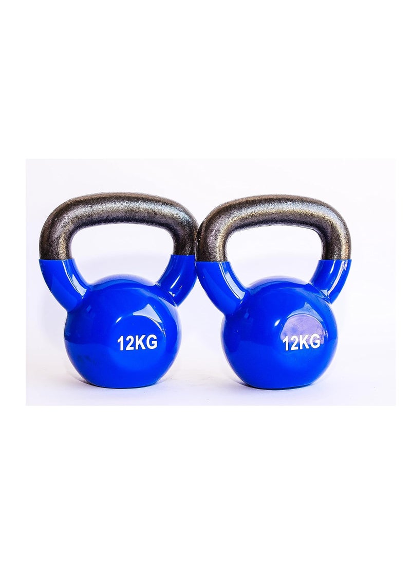 Elite vinyl kettlebell 12kg  - Image 1