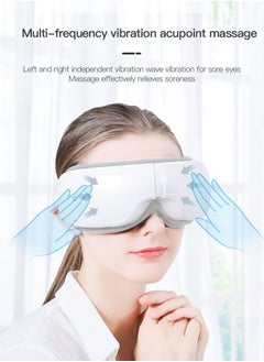 Sharpdo Eye Massager with Heat and Bluetooth Music - Ideal Gift for Relaxing Eye Strain, Puffiness, and Dry Eyes, Five Massage Modes, Foldable Design, and Skin-Friendly Fabric  - Image 2
