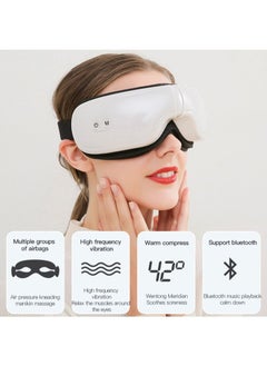 Sharpdo Eye Massager with Heat and Bluetooth Music - Ideal Gift for Relaxing Eye Strain, Puffiness, and Dry Eyes, Five Massage Modes, Foldable Design, and Skin-Friendly Fabric  - Image 3