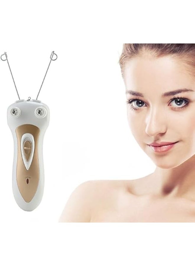 ماكينة حلاقة نسائية قوية لإزالة الشعر بدون ألم، مخصصة للوجه، سهلة الاستخدام في المنزل وصالونات الحلاقة، بقوة 3 وات، مع شاحن، وتصميم يناسب شكل الوجه والبشرة MO-9040 - Image 1