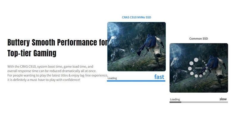 KLEVV CRAS C910 500GB M.2 2280 NVMe PCIe Gen4x4 SSD داخلي للابتوب والكمبيوتر المكتبي مع مبرد مرفق، يصل إلى 5000MB/s (K500GM2SP0-C91) - Image 5