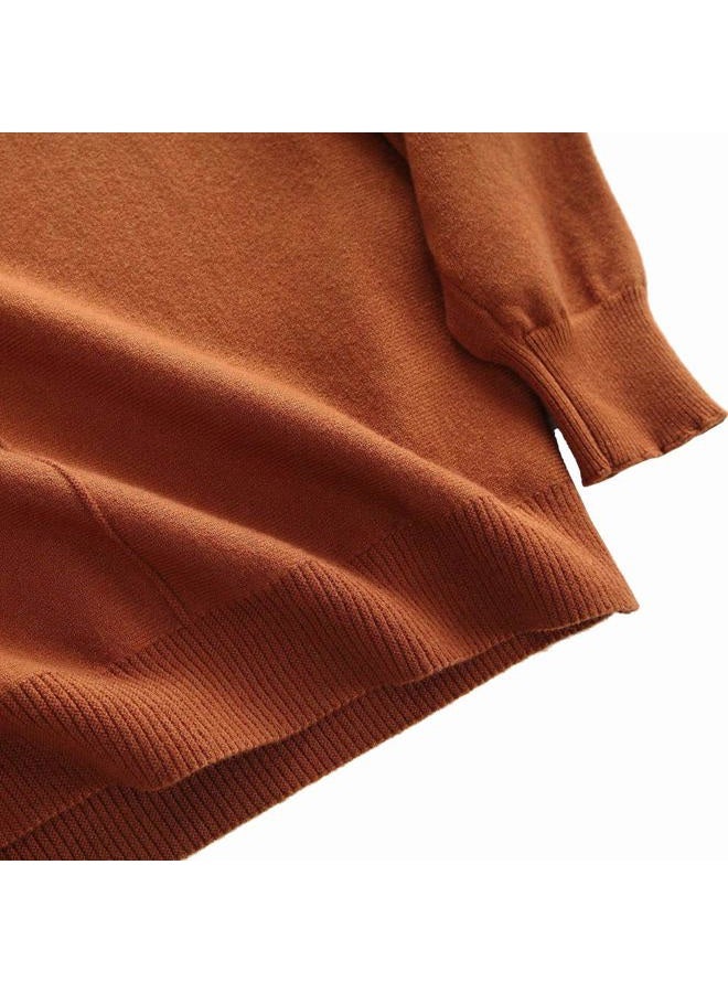 Ckikiou Womens Lightweight Oversized Boat Neck Sweaters Tops Dolman Batwing Sleeve Ribbed Knitted Pullovers - Image 3