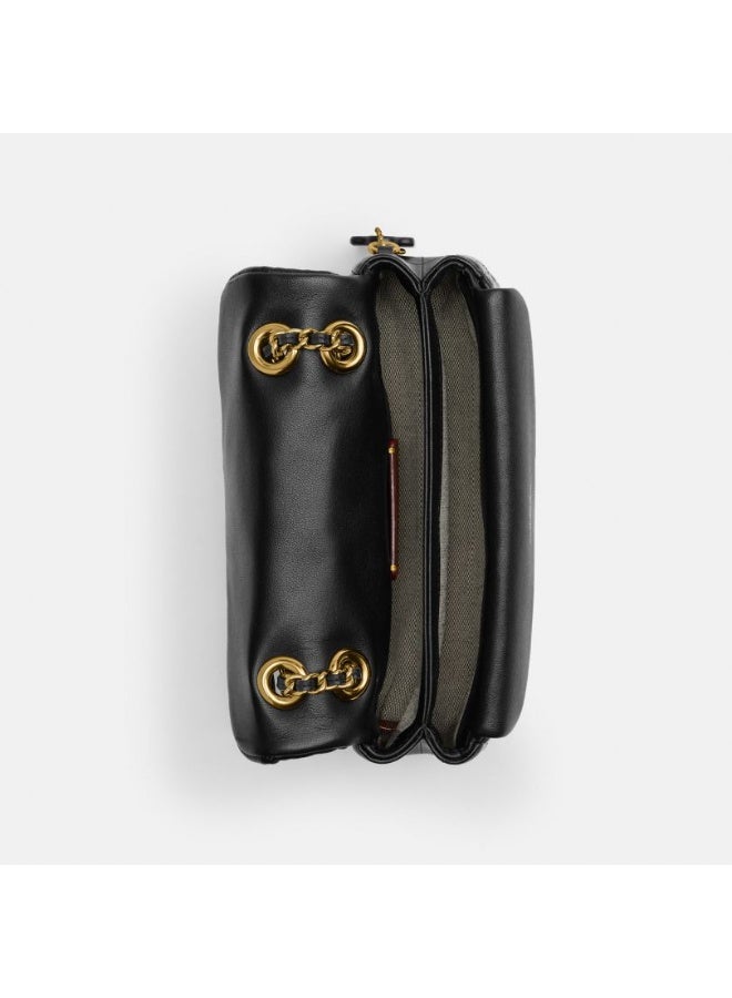 coachoutlet Quilted Leather Shoulder Bag with Signature Gold C Turnlock & Chain Strap - Luxurious Designer Handbag for Women, Perfect for Everyday - Tabby 20 - Image 5