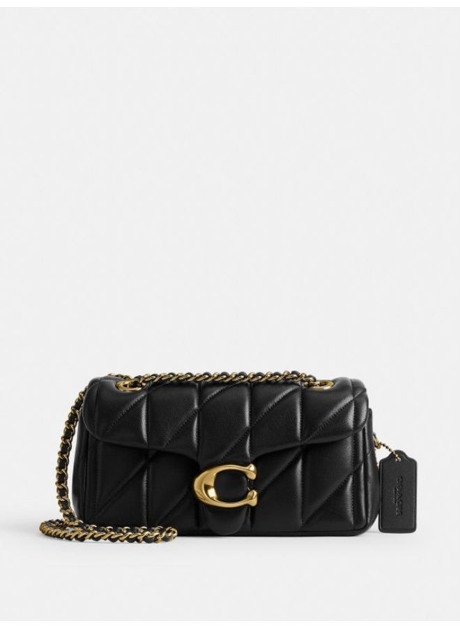 coachoutlet Quilted Leather Shoulder Bag with Signature Gold C Turnlock & Chain Strap - Luxurious Designer Handbag for Women, Perfect for Everyday - Tabby 20 - Image 1