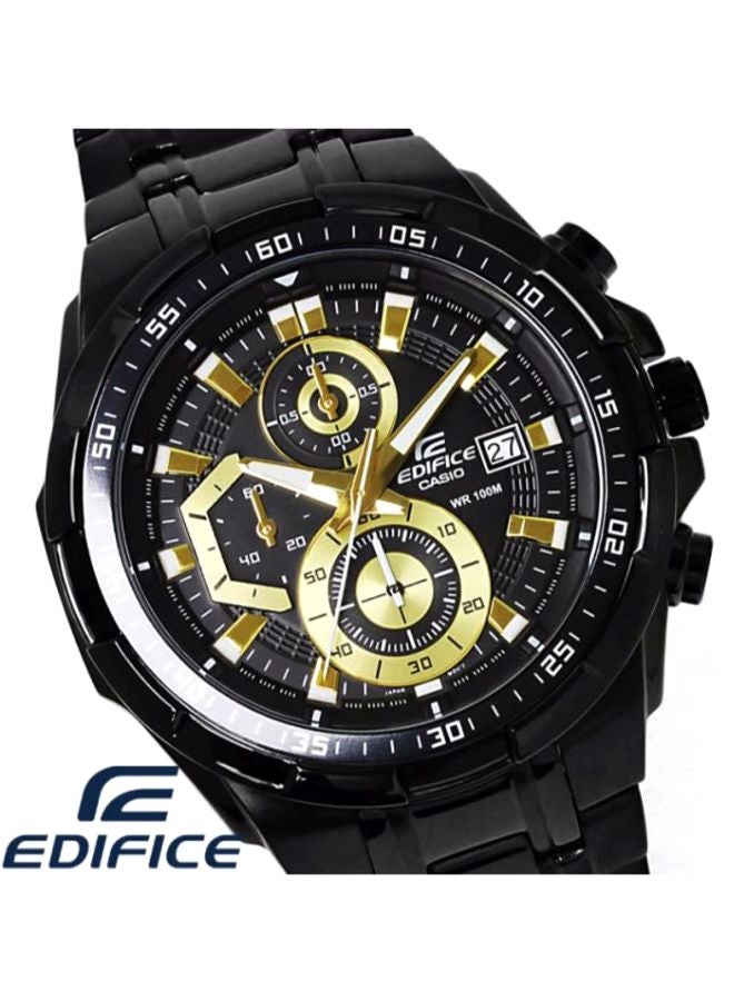 CASIO Men Water Resistant Chronograph Watch EFR-539BK-1A - Image 3