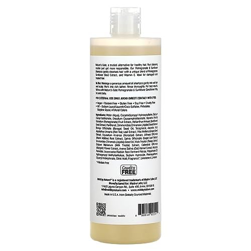 Nature's Gate Mild By Nature (Nature's Gate), Pomegranate & Sunflower Shampoo for Color-Treated Hair, 16 fl oz (473 ml) - Image 2