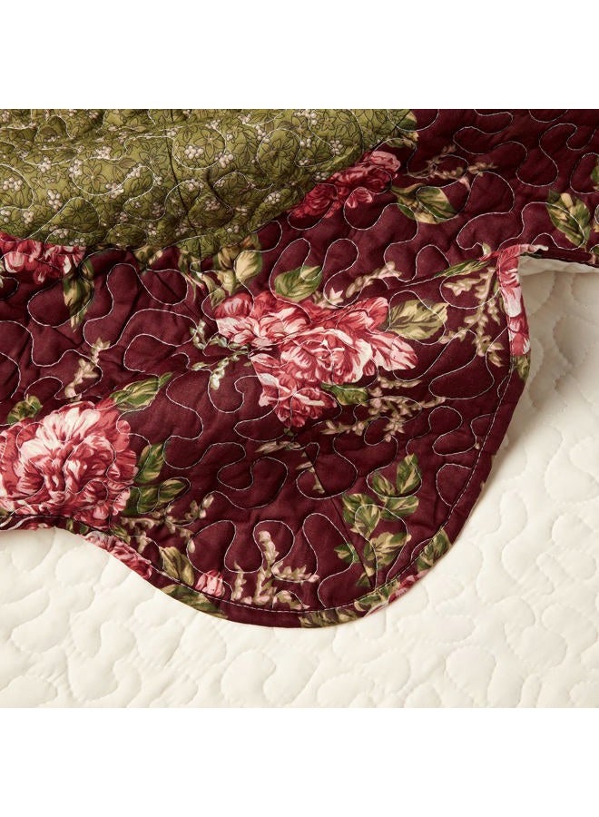 Modern Heirloom Collection Brooke Bedspread - King Tan 80PHC367B09C1204 KING 120X118'' - Image 3