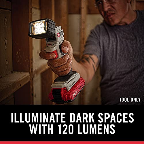 PORTER CABLE PORTER-CABLE 20V MAX LED Work Light, Black, 7.34 Inch. - Image 3