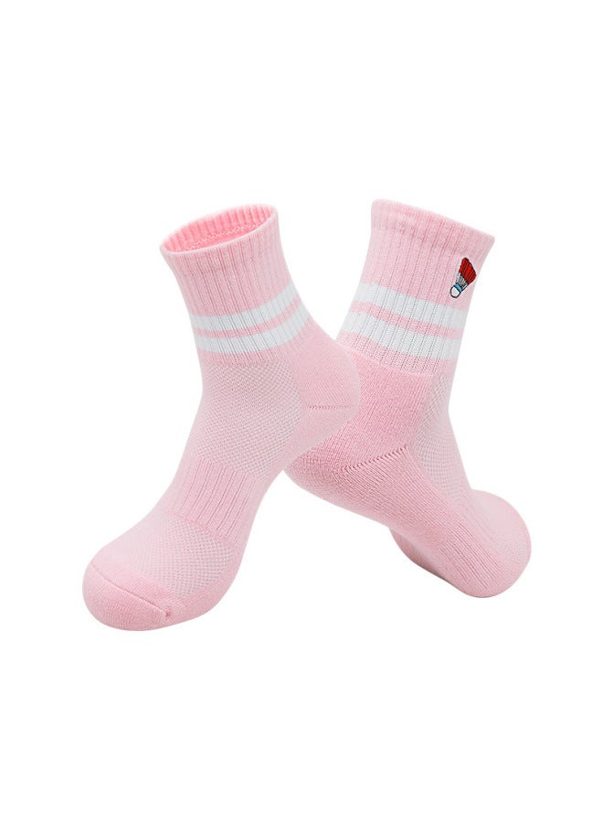 Professional Badminton Socks For Men And Women, Short Socks, Cotton Non-slip Breathable Towel Bottom Sweat-absorbent Short-tube Sports Socks